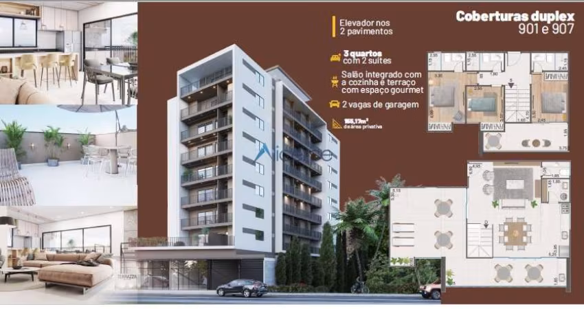 Lindo Cobertura com 3 quartos, sendo dois suítes, no bairro que mais cresce em Juiz de Fora!
