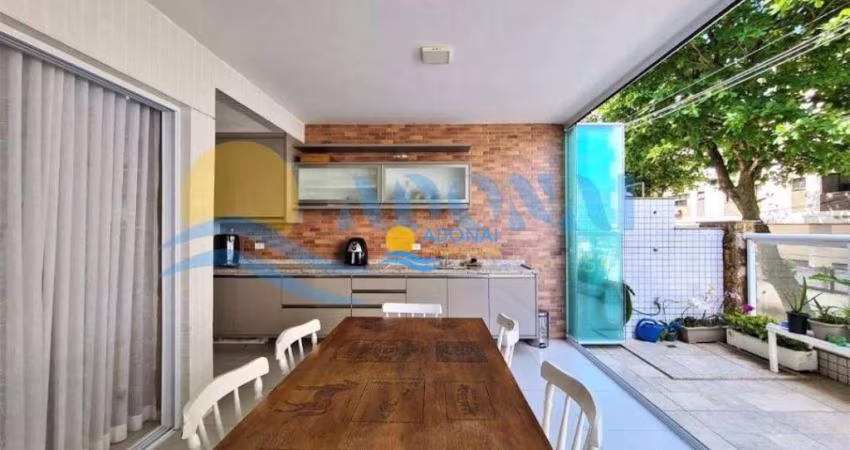 Apartamento com 3 dormitórios à venda, 122 m² por R$ 1.600.000,00 - Jardim Astúrias - Guarujá/SP
