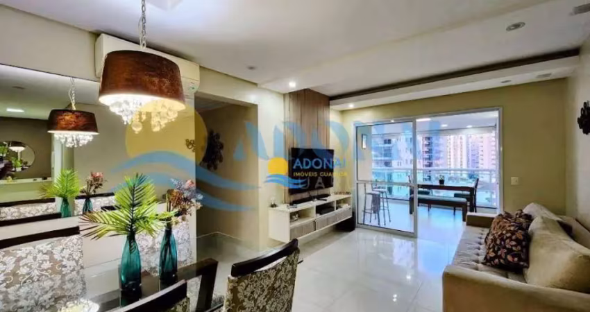 Apartamento com 3 dormitórios à venda, 103 m² por r$ 870.000,00 - pitangueiras - guarujá/sp