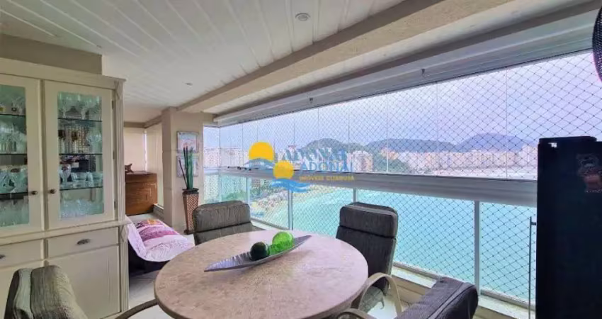 Apartamento com 4 dormitórios à venda, 148 m² por r$ 2.200.000,00 - jardim astúrias - guarujá/sp