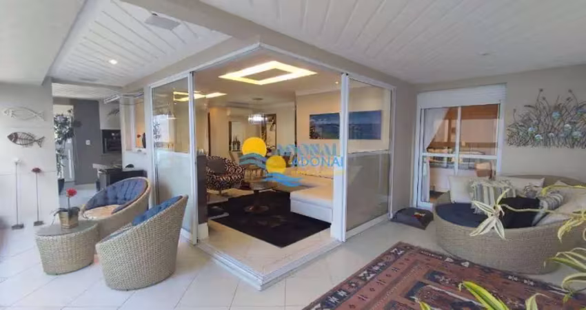 Apartamento com 3 dormitórios à venda, 148 m² por r$ 1.700.000,00 - jardim astúrias - guarujá/sp
