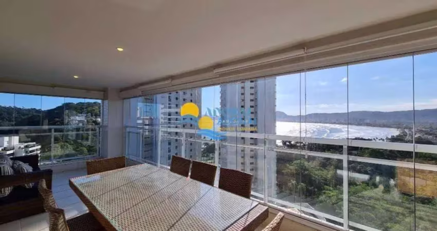 Apartamento com 3 dormitórios à venda, 158 m² por r$ 1.300.000,00 - enseada - guarujá/sp