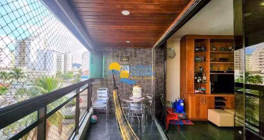 Apartamento com 3 dormitórios à venda, 120 m² por r$ 630.000,00 - jardim astúrias - guarujá/sp