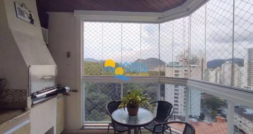 Apartamento com 3 dormitórios à venda, 98 m² por r$ 850.000,00 - jardim astúrias - guarujá/sp