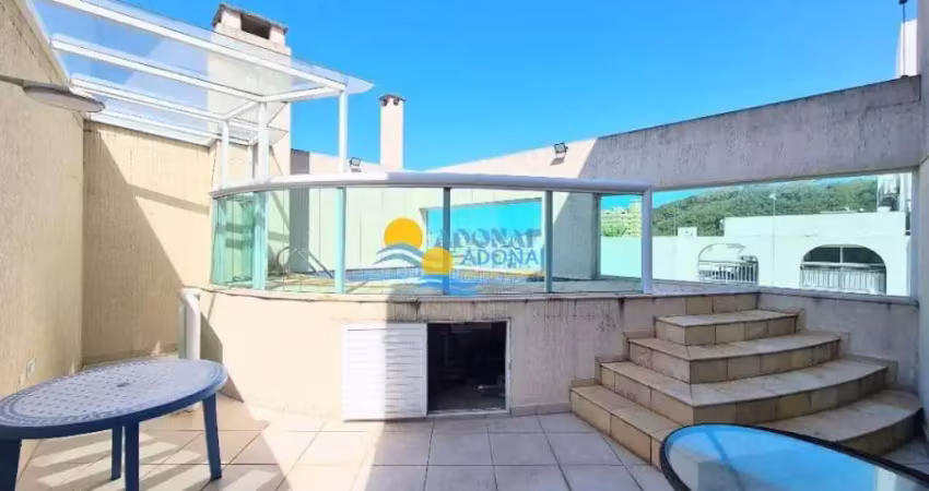 Cobertura com 2 dormitórios à venda, 74 m² por r$ 600.000,00 - pitangueiras - guarujá/sp