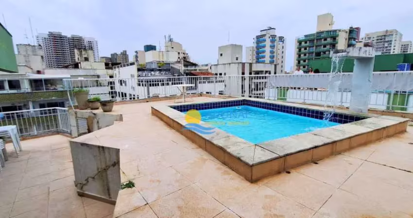 Cobertura com 3 dormitórios à venda, 168 m² por r$ 650.000,00 - jardim astúrias - guarujá/sp