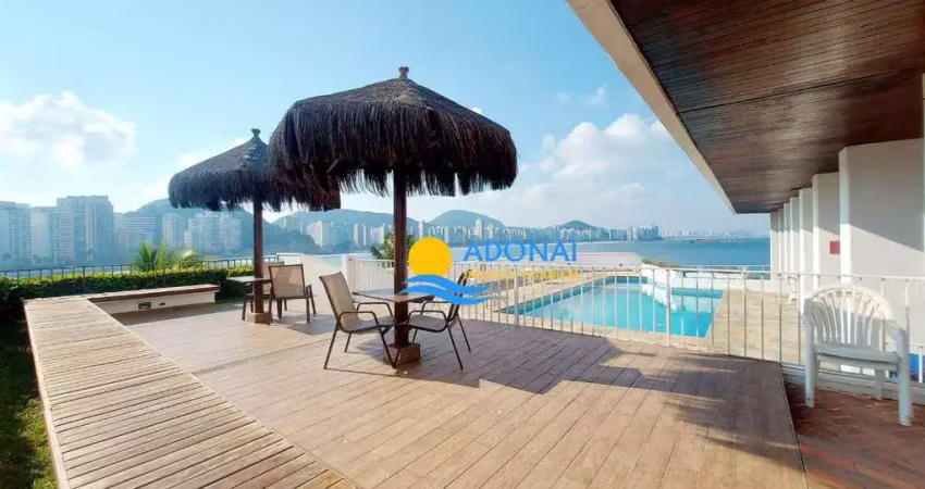 Cobertura com 3 dormitórios à venda, 300 m² por r$ 2.200.000,00 - jardim astúrias - guarujá/sp