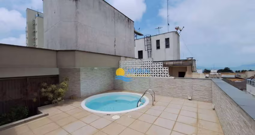 Cobertura com 3 dormitórios à venda, 186 m² por r$ 650.000,00 - enseada - guarujá/sp