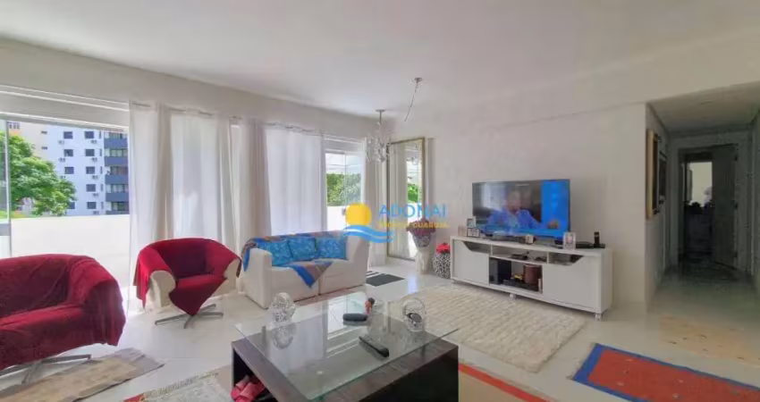 Apartamento com 3 dormitórios à venda, 140 m² por r$ 627.000,00 - pitangueiras - guarujá/sp