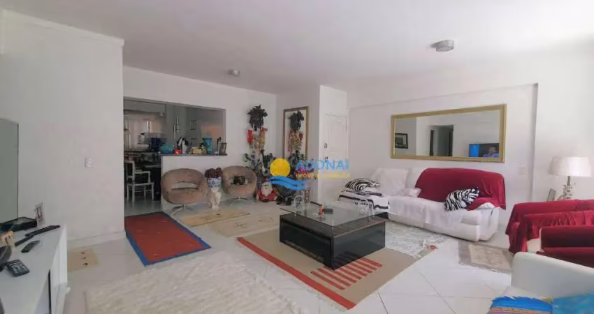 Apartamento com 3 dormitórios à venda, 140 m² por r$ 627.000,00 - pitangueiras - guarujá/sp