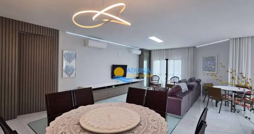 Apartamento com 5 dormitórios à venda, 280 m² por r$ 3.000.000,00 - pitangueiras - guarujá/sp
