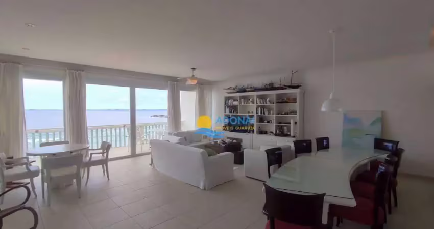 Apartamento com 4 dormitórios à venda, 300 m² por r$ 2.500.000,00 - pitangueiras - guarujá/sp