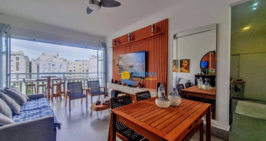 Apartamento com 3 dormitórios à venda, 123 m² por R$ 800.000,00 - Pitangueiras - Guarujá/SP