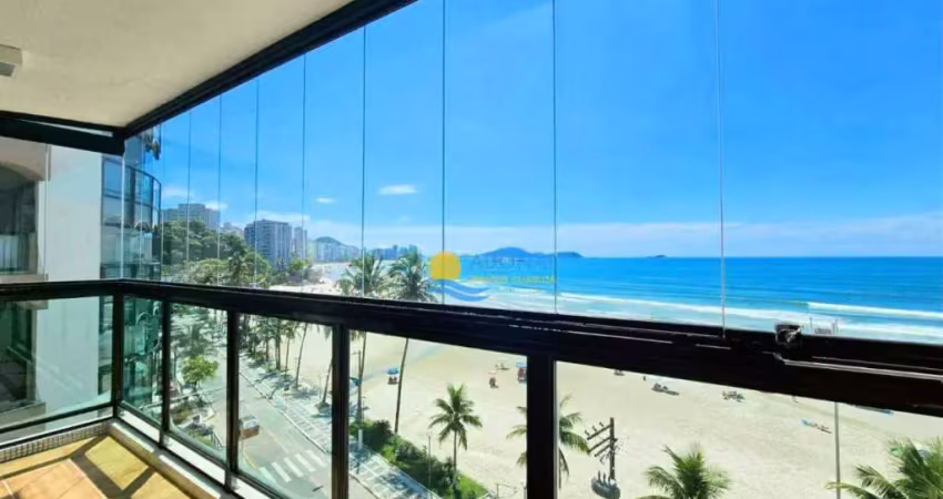 Apartamento com 3 dormitórios à venda, 175 m² por r$ 1.380.000,00 - jardim astúrias - guarujá/sp