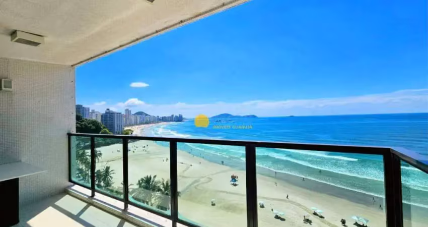 Apartamento com 3 dormitórios à venda, 180 m² por r$ 1.500.000,00 - jardim astúrias - guarujá/sp