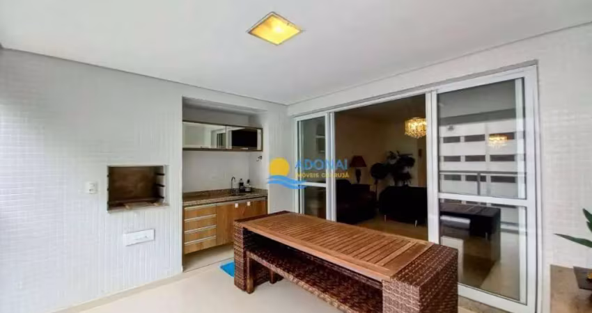 Apartamento com 3 dormitórios à venda, 115 m² por r$ 1.280.000,00 - pitangueiras - guarujá/sp