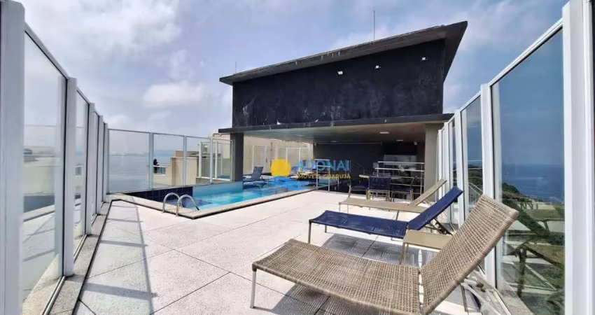Apartamento com 3 dormitórios à venda, 146 m² por r$ 1.600.000,00 - jardim astúrias - guarujá/sp