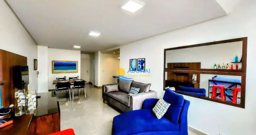Apartamento com 3 dormitórios à venda, 100 m² por r$ 750.000,00 - pitangueiras - guarujá/sp