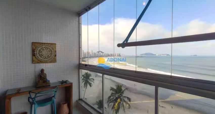 Apartamento com 3 dormitórios à venda, 186 m² por r$ 1.250.000,00 - jardim astúrias - guarujá/sp