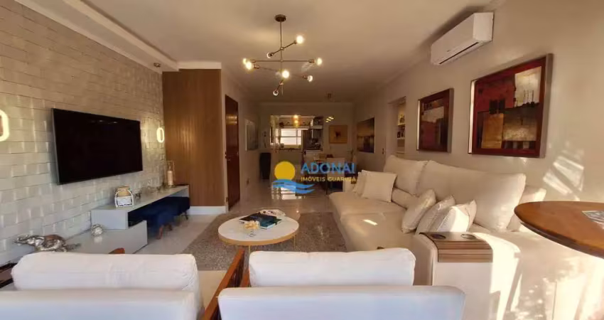 Apartamento com 3 dormitórios à venda, 139 m² por r$ 780.000,00 - pitangueiras - guarujá/sp
