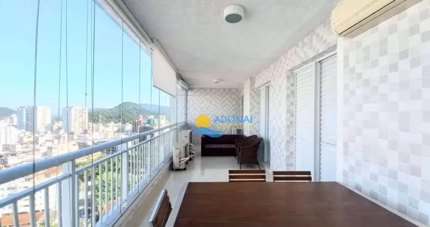 Apartamento com 3 dormitórios à venda, 118 m² por r$ 1.060.000,00 - jardim astúrias - guarujá/sp