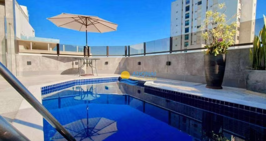 Cobertura com 3 dormitórios à venda, 270 m² por R$ 2.990.000,00 - Pitangueiras - Guarujá/SP