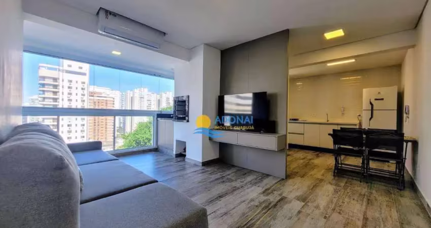 Apartamento com 2 dormitórios à venda, 61 m² por r$ 650.000,00 - jardim astúrias - guarujá/sp