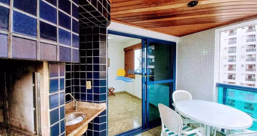 Apartamento com 3 dormitórios à venda, 128 m² por r$ 680.000,00 - pitangueiras - guarujá/sp