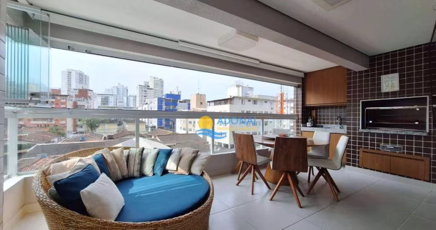 Apartamento com 3 dormitórios à venda, 110 m² por R$ 1.050.000,00 - Jardim Astúrias - Guarujá/SP
