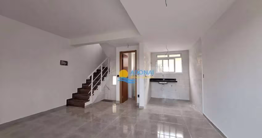 Casa com 2 dormitórios à venda, 110 m² por r$ 370.000,00 - vila santa rosa - guarujá/sp