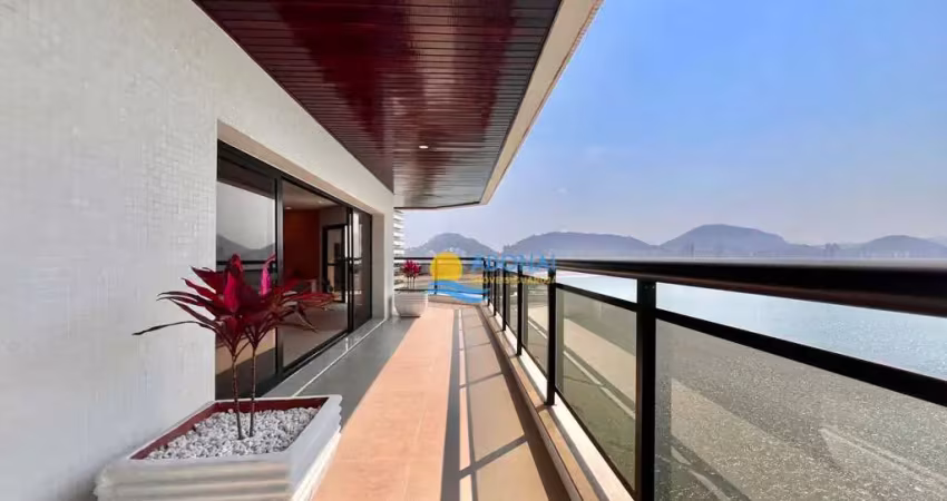 Apartamento à venda com vista panorâmica ao mar na praia das astúrias - guarujá/sp