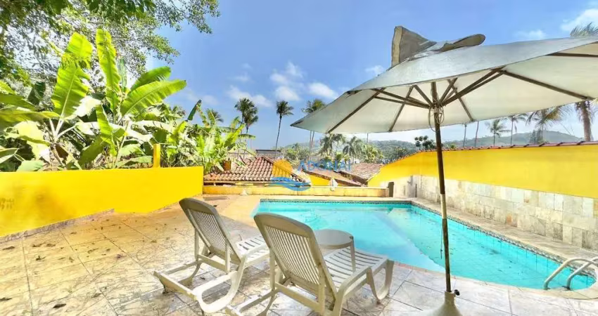 Casa com 3 dormitórios à venda, 150 m² por r$ 1.000.000,00 - balneário praia do pernambuco - guarujá/sp
