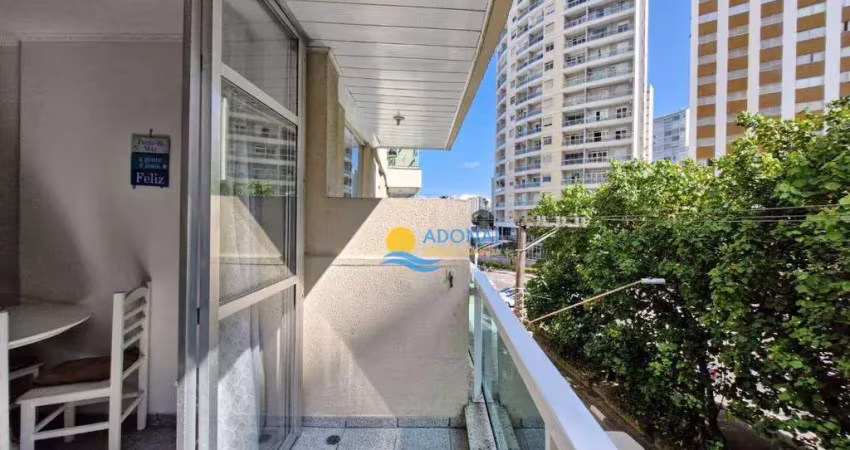 Apartamento com 2 dormitórios à venda, 58 m² por r$ 350.000,00 - pitangueiras - guarujá/sp