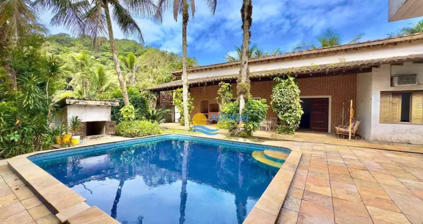 Casa com 4 dormitórios à venda, 400 m² por r$ 820.000,00 - balneário praia do pernambuco - guarujá/sp