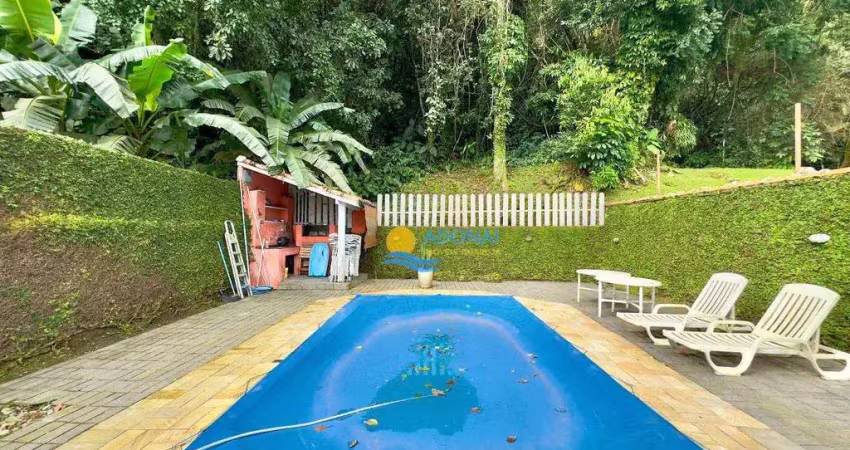 Casa com 3 dormitórios à venda, 160 m² por r$ 950.000,00 - balneário praia do pernambuco - guarujá/sp
