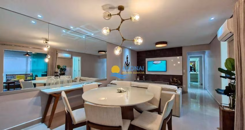 Apartamento com 3 dormitórios à venda, 120 m² por R$ 960.000 - Pitangueiras - Guarujá/SP