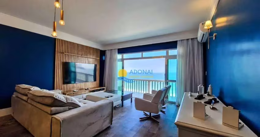 Apartamento com 3 dormitórios à venda, 250 m² por r$ 1.550.000,00 - pitangueiras - guarujá/sp