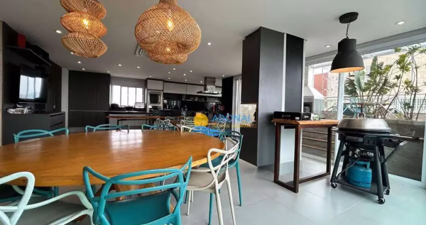 Cobertura com 8 quartos, parcelas diretas à venda enseada guarujá/sp
