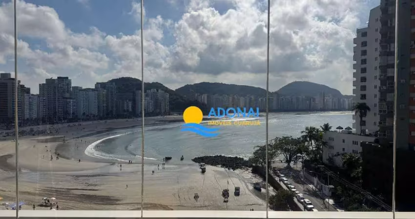 Apartamento à venda na praia das astúrias, frente mar, 4 quartos, 1 vaga.