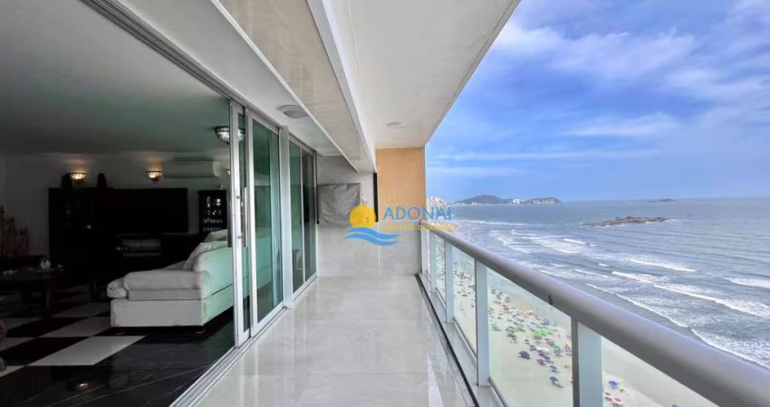 Apartamento com 4 dormitórios à venda, 271 m² por R$ 2.500.000,00 - Pitangueiras - Guarujá/SP