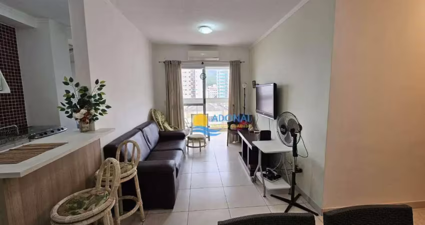 Apartamento com 2 dormitórios à venda, 75 m² por r$ 540.000,00 - jardim astúrias - guarujá/sp