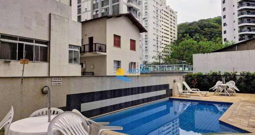 Apartamento com 2 dormitórios à venda, 72 m² por R$ 590.000,00 - Pitangueiras - Guarujá/SP