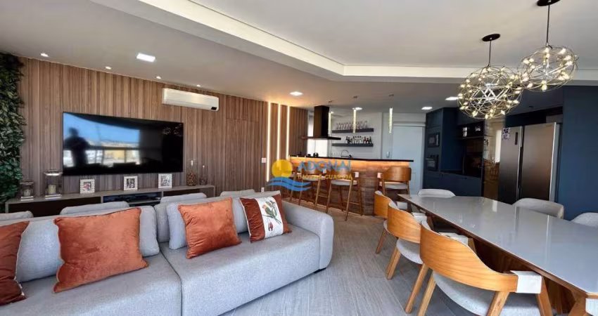 Apartamento com 3 dormitórios à venda, 115 m² por R$ 1.490.000,00 - Enseada - Guarujá/SP