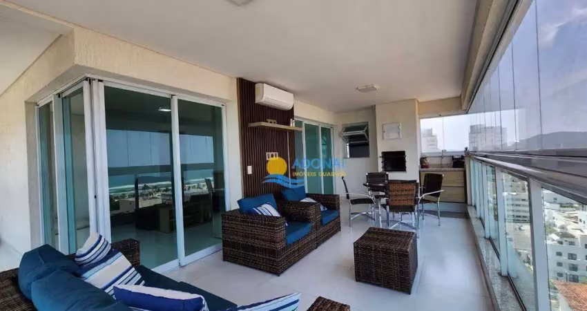 Apartamento com 3 dormitórios à venda, 145 m² por r$ 1.600.000,00 - enseada - guarujá/sp