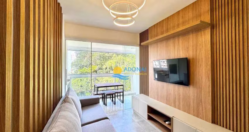 Apartamento com 2 dormitórios à venda, 65 m² por r$ 650.000,00 - jardim astúrias - guarujá/sp