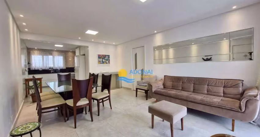 Apartamento com 3 dormitórios à venda, 126 m² por r$ 700.000,00 - pitangueiras - guarujá/sp
