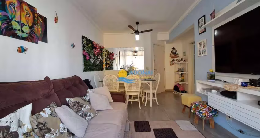 Apartamento com 2 dormitórios à venda, 75 m² por r$ 430.000,00 - enseada - guarujá/sp