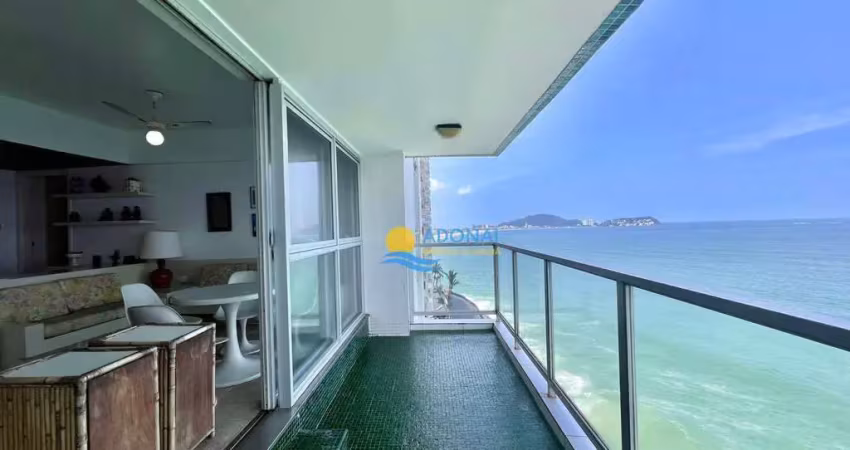 Apartamento com 4 dormitórios à venda, 148 m² por r$ 770.000,00 - pitangueiras - guarujá/sp