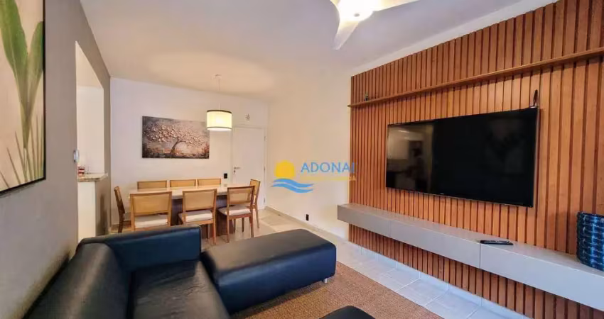 Apartamento com 3 dormitórios à venda, 90 m² por r$ 580.000,00 - pitangueiras - guarujá/sp