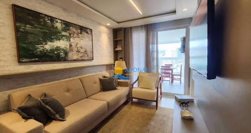 Apartamento com 2 dormitórios à venda, 69 m² por r$ 760.000,00 - enseada - guarujá/sp